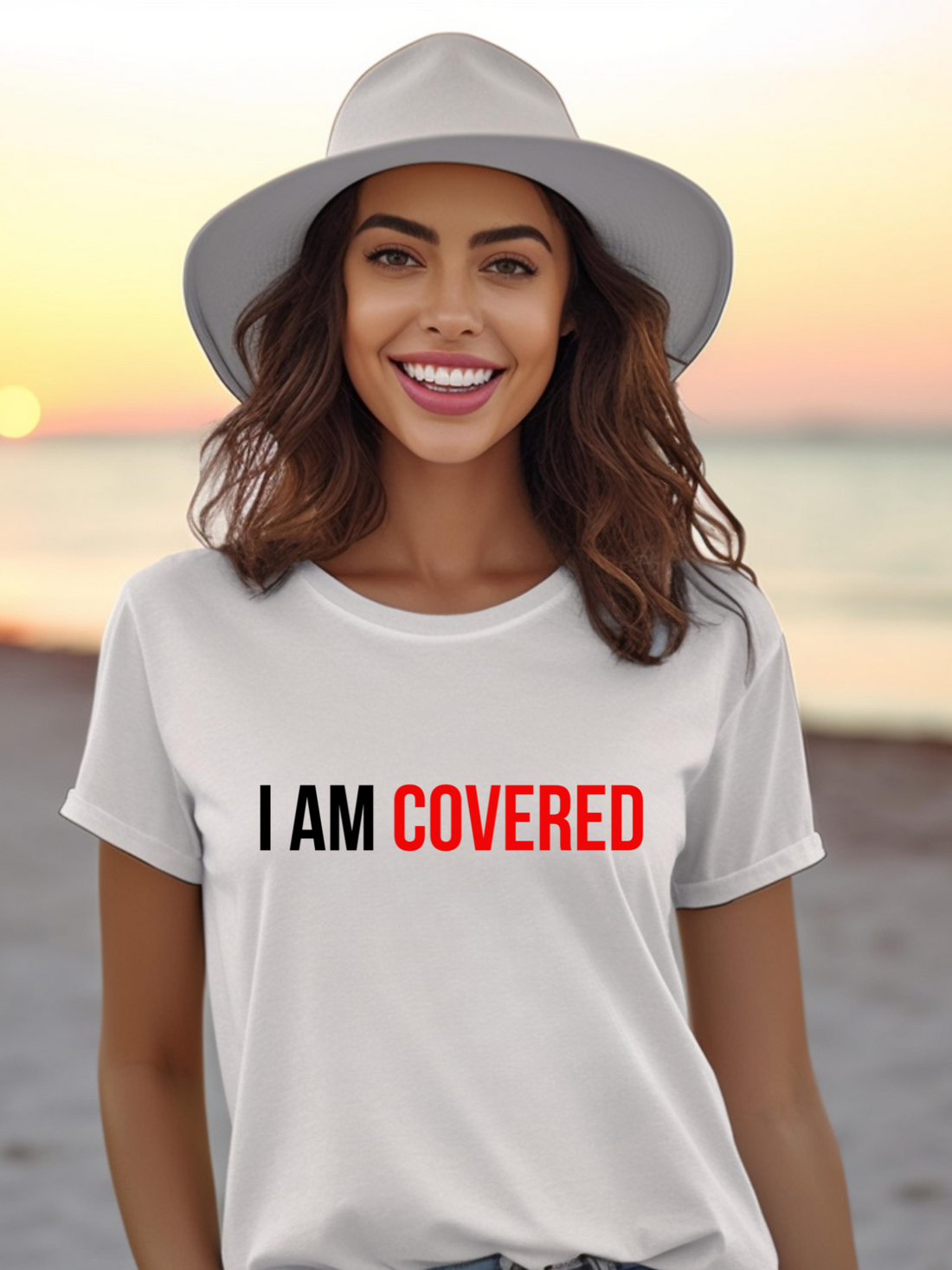 Unisex Short Sleeve T Shirt I am covered