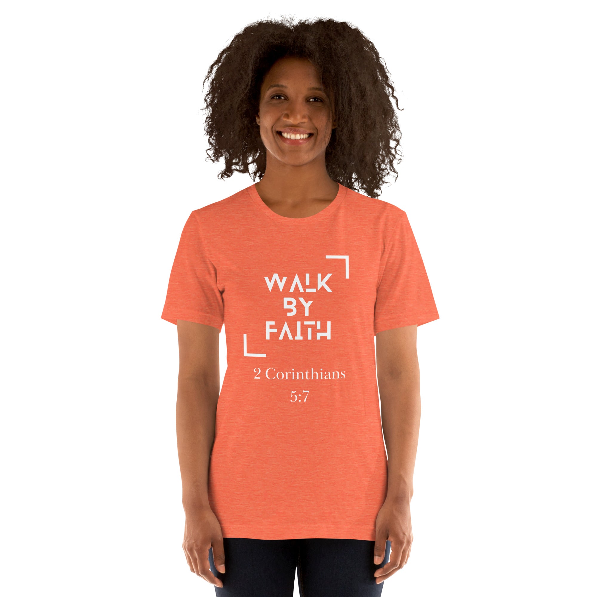 Unisex t-shirt Walk By Faith