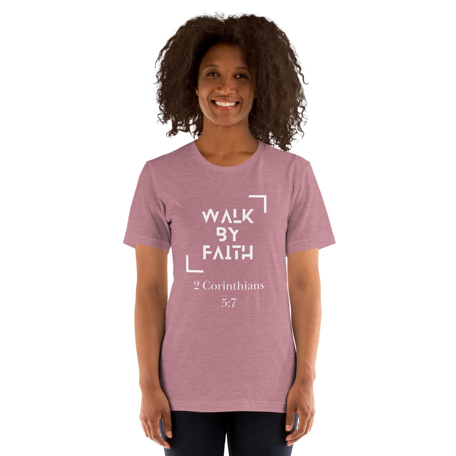 Unisex t-shirt Walk By Faith