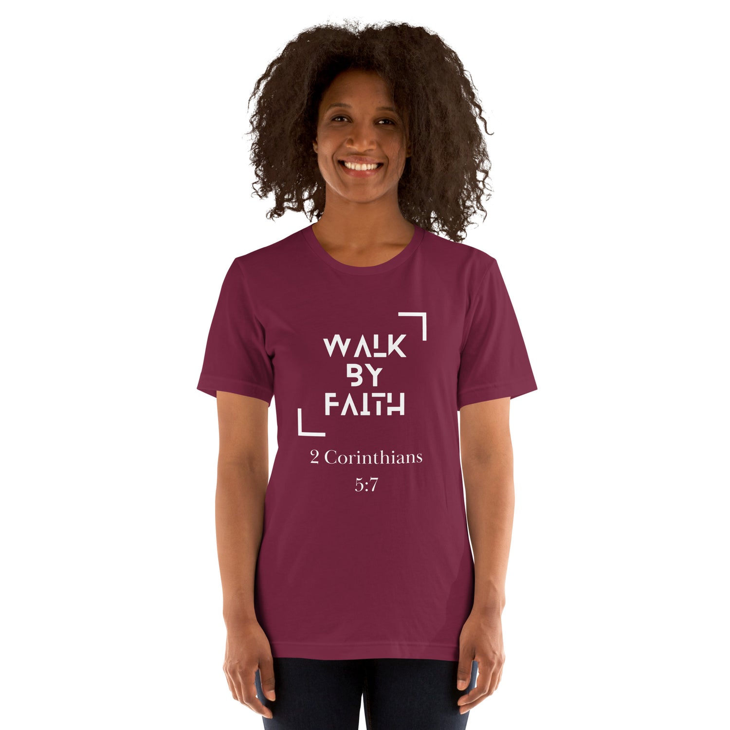 Unisex t-shirt Walk By Faith