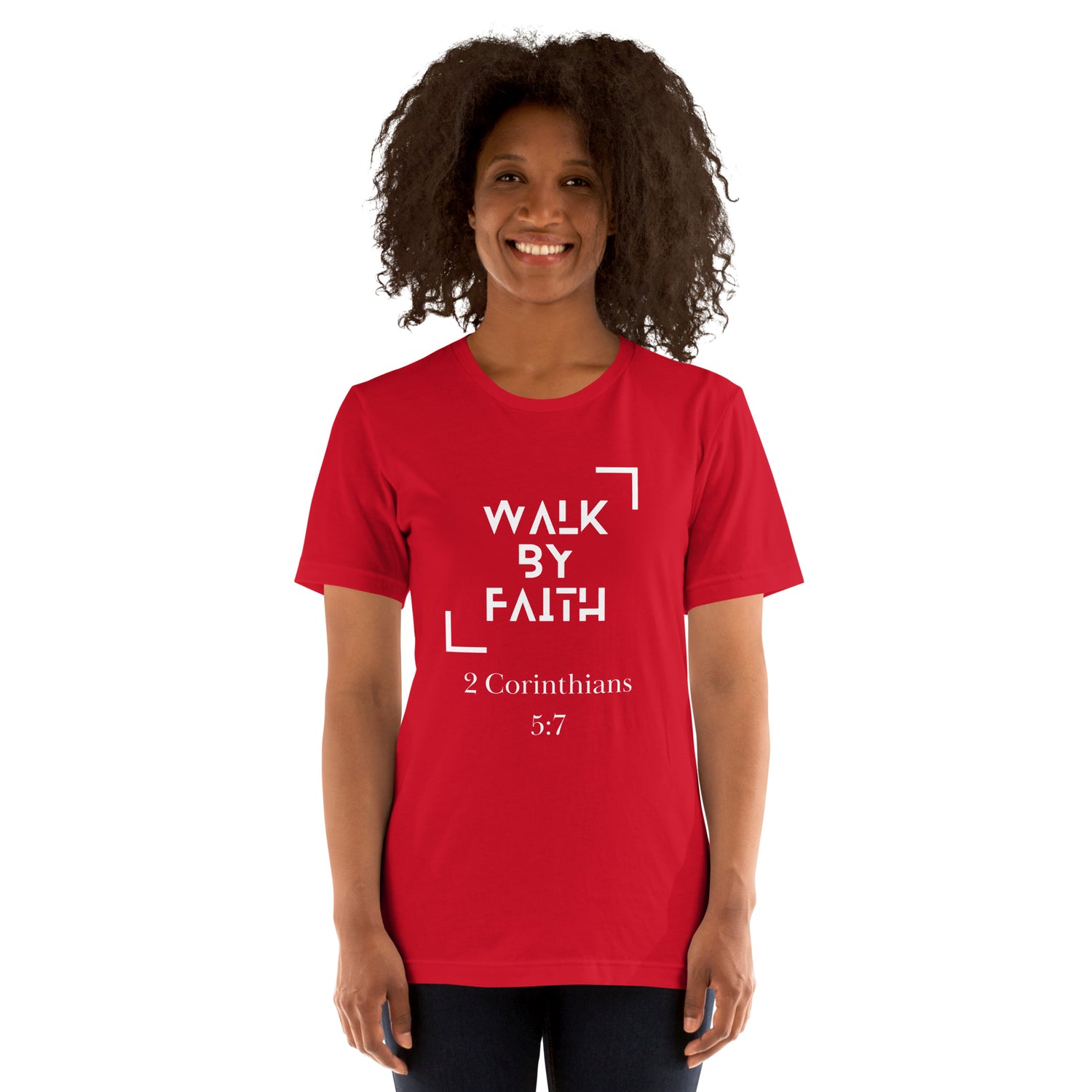 Unisex t-shirt Walk By Faith